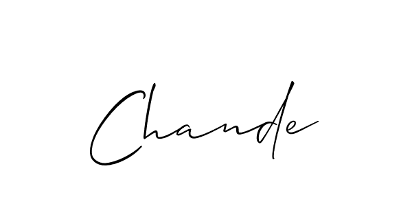 Best and Professional Signature Style for Chande. Allison_Script Best Signature Style Collection. Chande signature style 2 images and pictures png