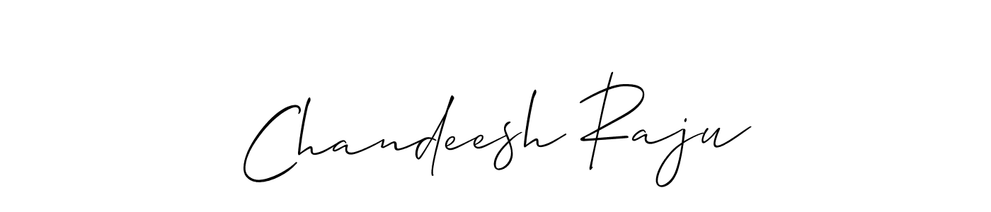 Make a beautiful signature design for name Chandeesh Raju. Use this online signature maker to create a handwritten signature for free. Chandeesh Raju signature style 2 images and pictures png