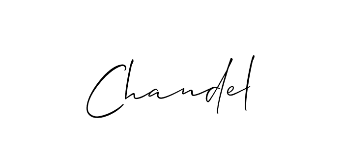 Chandel stylish signature style. Best Handwritten Sign (Allison_Script) for my name. Handwritten Signature Collection Ideas for my name Chandel. Chandel signature style 2 images and pictures png