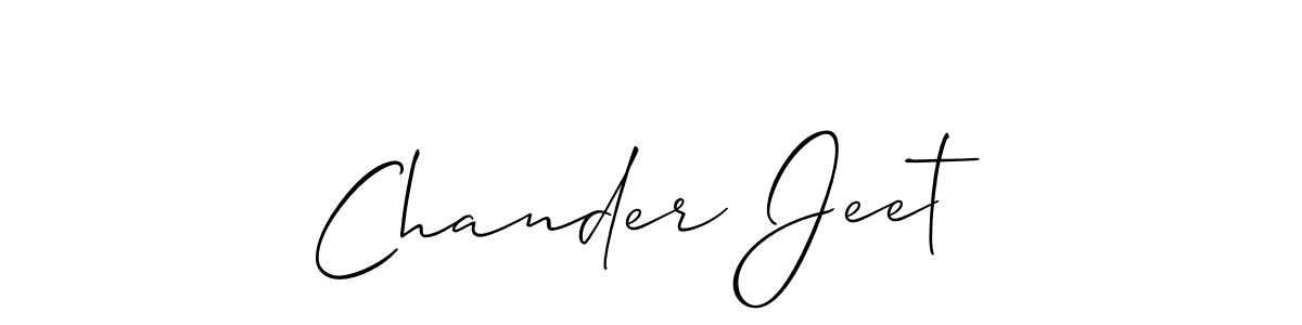 How to Draw Chander Jeet signature style? Allison_Script is a latest design signature styles for name Chander Jeet. Chander Jeet signature style 2 images and pictures png