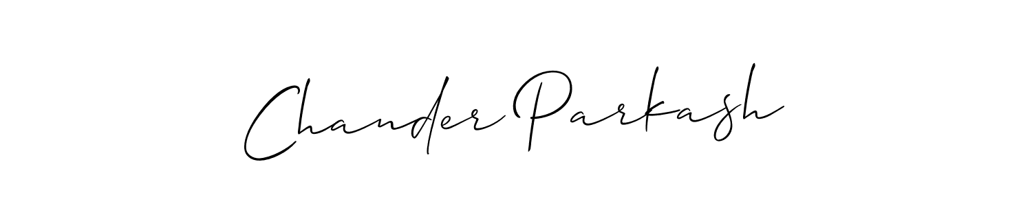 Chander Parkash stylish signature style. Best Handwritten Sign (Allison_Script) for my name. Handwritten Signature Collection Ideas for my name Chander Parkash. Chander Parkash signature style 2 images and pictures png