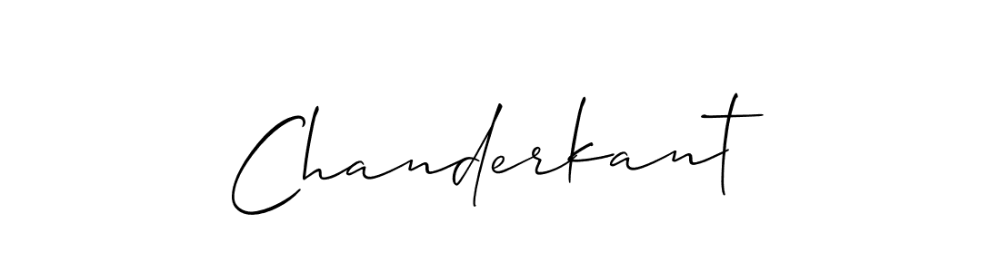 How to Draw Chanderkant signature style? Allison_Script is a latest design signature styles for name Chanderkant. Chanderkant signature style 2 images and pictures png