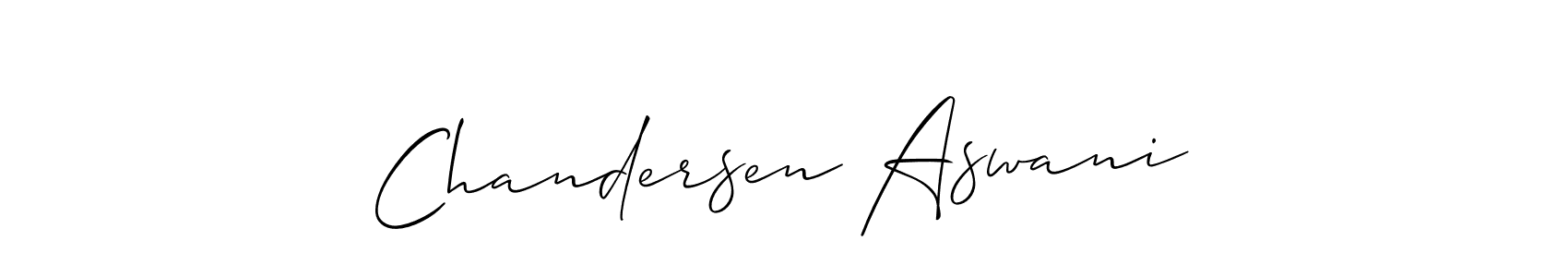 Make a beautiful signature design for name Chandersen Aswani. Use this online signature maker to create a handwritten signature for free. Chandersen Aswani signature style 2 images and pictures png