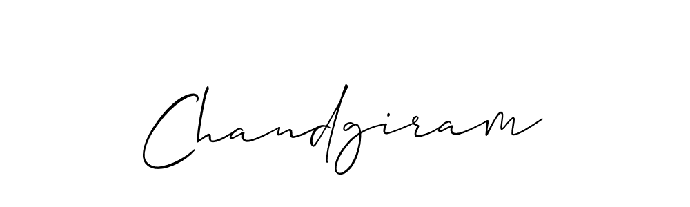 Make a beautiful signature design for name Chandgiram. With this signature (Allison_Script) style, you can create a handwritten signature for free. Chandgiram signature style 2 images and pictures png