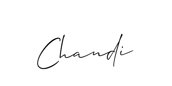 It looks lik you need a new signature style for name Chandi. Design unique handwritten (Allison_Script) signature with our free signature maker in just a few clicks. Chandi signature style 2 images and pictures png