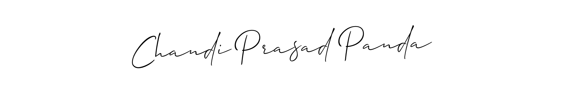 Create a beautiful signature design for name Chandi Prasad Panda. With this signature (Allison_Script) fonts, you can make a handwritten signature for free. Chandi Prasad Panda signature style 2 images and pictures png