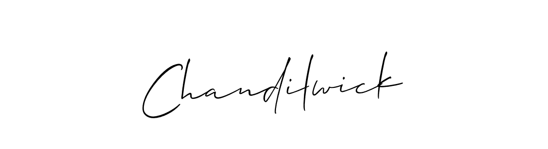 Make a beautiful signature design for name Chandilwick. With this signature (Allison_Script) style, you can create a handwritten signature for free. Chandilwick signature style 2 images and pictures png