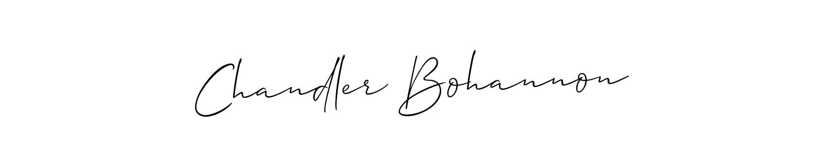 Use a signature maker to create a handwritten signature online. With this signature software, you can design (Allison_Script) your own signature for name Chandler Bohannon. Chandler Bohannon signature style 2 images and pictures png