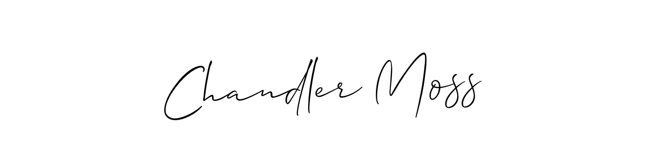 Make a short Chandler Moss signature style. Manage your documents anywhere anytime using Allison_Script. Create and add eSignatures, submit forms, share and send files easily. Chandler Moss signature style 2 images and pictures png