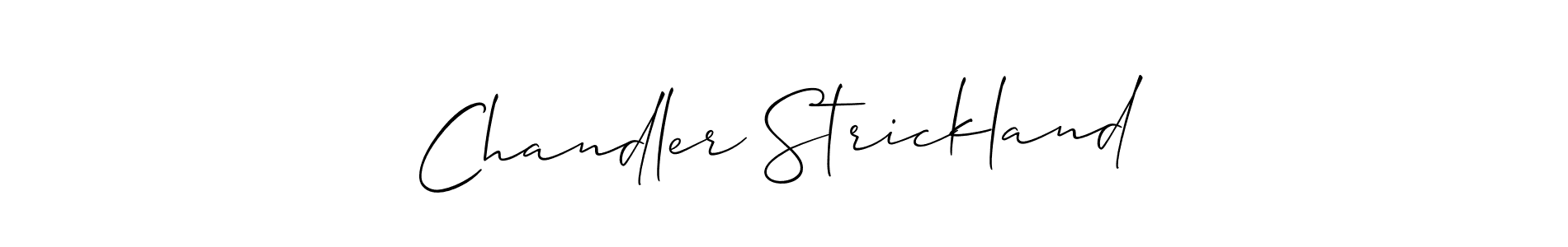 Also You can easily find your signature by using the search form. We will create Chandler Strickland name handwritten signature images for you free of cost using Allison_Script sign style. Chandler Strickland signature style 2 images and pictures png