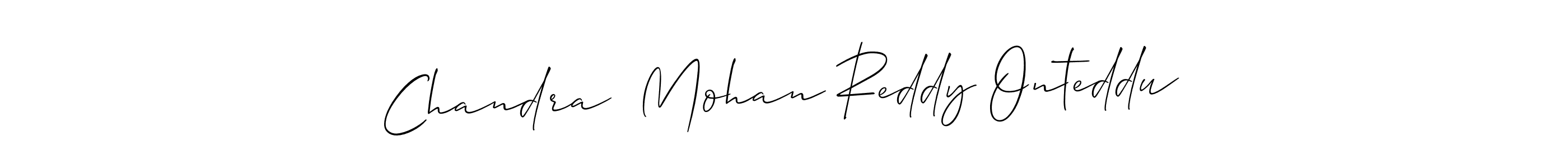 Once you've used our free online signature maker to create your best signature Allison_Script style, it's time to enjoy all of the benefits that Chandra  Mohan Reddy Onteddu name signing documents. Chandra  Mohan Reddy Onteddu signature style 2 images and pictures png