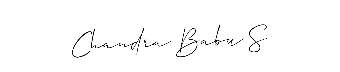 Chandra Babu S stylish signature style. Best Handwritten Sign (Allison_Script) for my name. Handwritten Signature Collection Ideas for my name Chandra Babu S. Chandra Babu S signature style 2 images and pictures png
