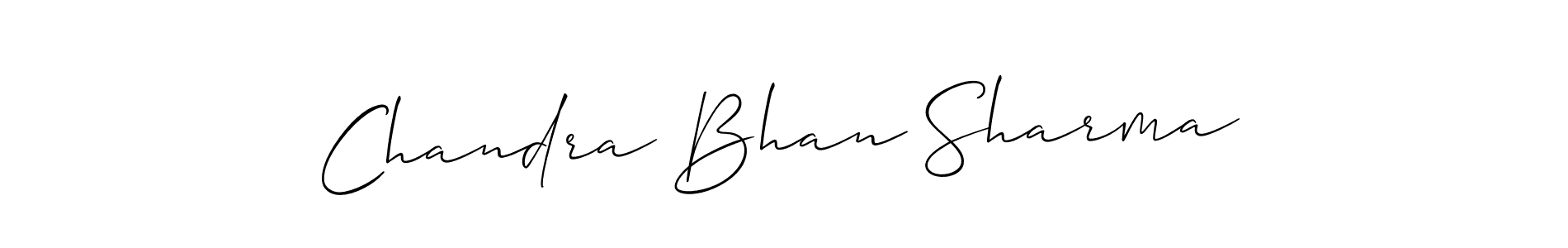 Chandra Bhan Sharma stylish signature style. Best Handwritten Sign (Allison_Script) for my name. Handwritten Signature Collection Ideas for my name Chandra Bhan Sharma. Chandra Bhan Sharma signature style 2 images and pictures png