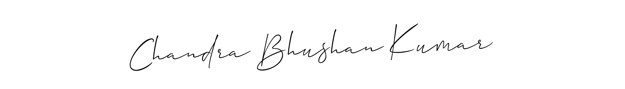 The best way (Allison_Script) to make a short signature is to pick only two or three words in your name. The name Chandra Bhushan Kumar include a total of six letters. For converting this name. Chandra Bhushan Kumar signature style 2 images and pictures png