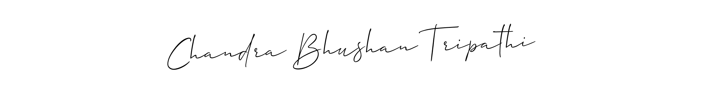 Design your own signature with our free online signature maker. With this signature software, you can create a handwritten (Allison_Script) signature for name Chandra Bhushan Tripathi. Chandra Bhushan Tripathi signature style 2 images and pictures png