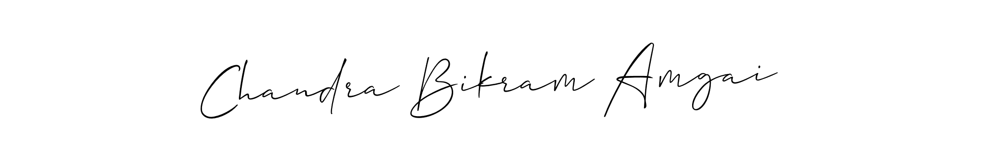 Similarly Allison_Script is the best handwritten signature design. Signature creator online .You can use it as an online autograph creator for name Chandra Bikram Amgai. Chandra Bikram Amgai signature style 2 images and pictures png