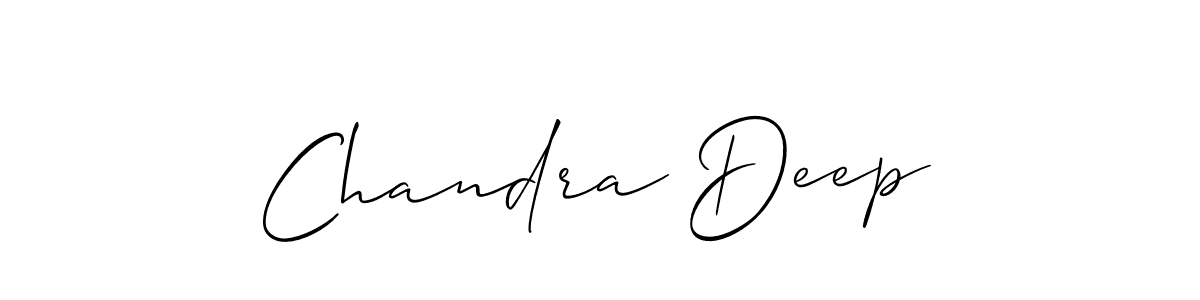 Make a short Chandra Deep signature style. Manage your documents anywhere anytime using Allison_Script. Create and add eSignatures, submit forms, share and send files easily. Chandra Deep signature style 2 images and pictures png