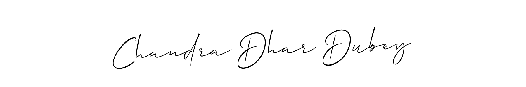 Create a beautiful signature design for name Chandra Dhar Dubey. With this signature (Allison_Script) fonts, you can make a handwritten signature for free. Chandra Dhar Dubey signature style 2 images and pictures png