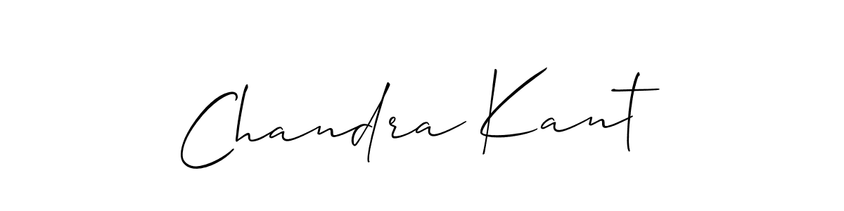 Use a signature maker to create a handwritten signature online. With this signature software, you can design (Allison_Script) your own signature for name Chandra Kant. Chandra Kant signature style 2 images and pictures png