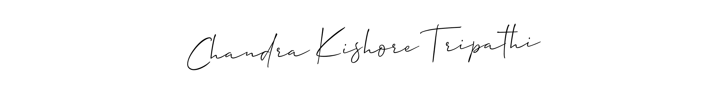 if you are searching for the best signature style for your name Chandra Kishore Tripathi. so please give up your signature search. here we have designed multiple signature styles  using Allison_Script. Chandra Kishore Tripathi signature style 2 images and pictures png