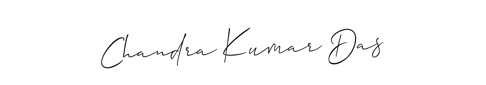 You should practise on your own different ways (Allison_Script) to write your name (Chandra Kumar Das) in signature. don't let someone else do it for you. Chandra Kumar Das signature style 2 images and pictures png