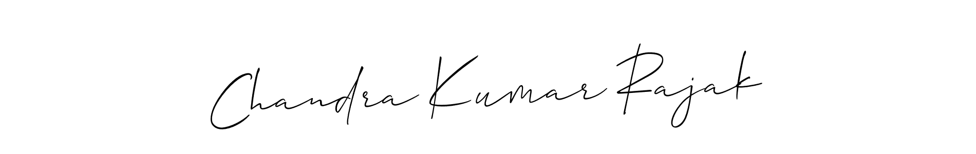 How to make Chandra Kumar Rajak signature? Allison_Script is a professional autograph style. Create handwritten signature for Chandra Kumar Rajak name. Chandra Kumar Rajak signature style 2 images and pictures png