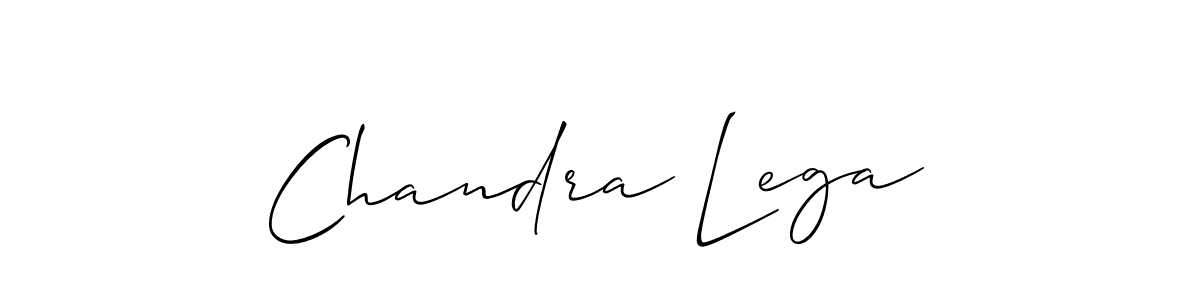 Make a beautiful signature design for name Chandra Lega. Use this online signature maker to create a handwritten signature for free. Chandra Lega signature style 2 images and pictures png