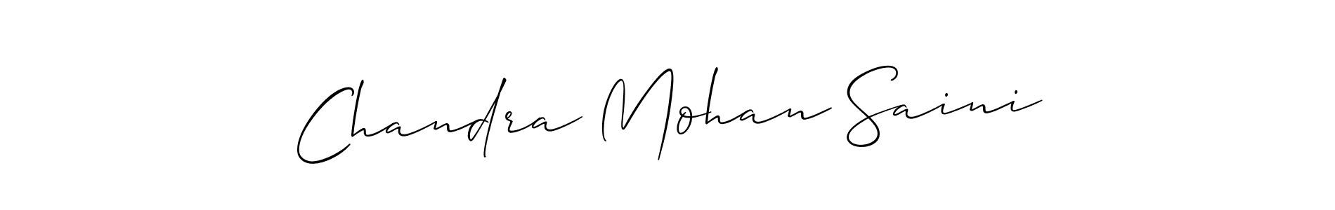 How to Draw Chandra Mohan Saini signature style? Allison_Script is a latest design signature styles for name Chandra Mohan Saini. Chandra Mohan Saini signature style 2 images and pictures png