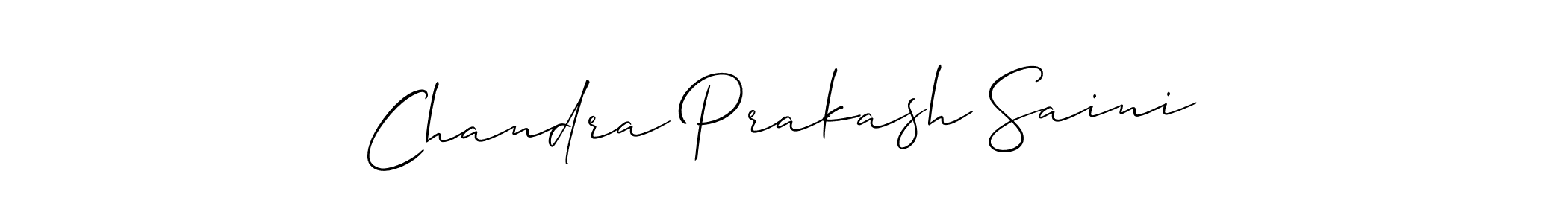 Make a beautiful signature design for name Chandra Prakash Saini. Use this online signature maker to create a handwritten signature for free. Chandra Prakash Saini signature style 2 images and pictures png