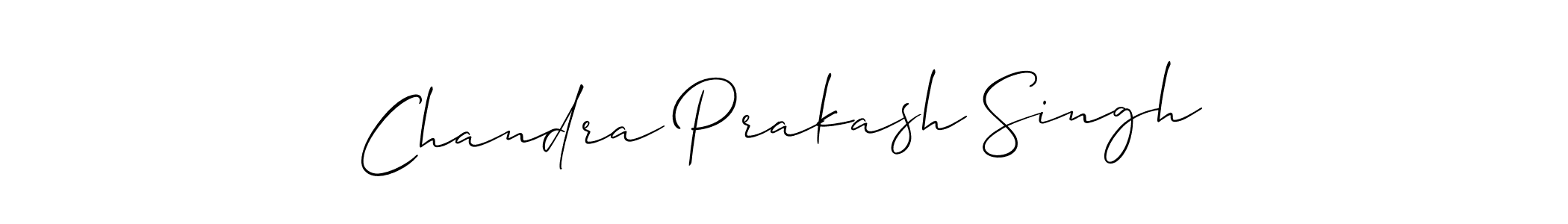 Use a signature maker to create a handwritten signature online. With this signature software, you can design (Allison_Script) your own signature for name Chandra Prakash Singh. Chandra Prakash Singh signature style 2 images and pictures png