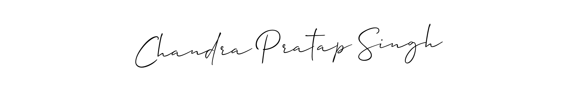 This is the best signature style for the Chandra Pratap Singh name. Also you like these signature font (Allison_Script). Mix name signature. Chandra Pratap Singh signature style 2 images and pictures png
