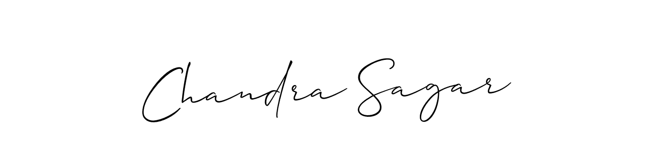 You should practise on your own different ways (Allison_Script) to write your name (Chandra Sagar) in signature. don't let someone else do it for you. Chandra Sagar signature style 2 images and pictures png