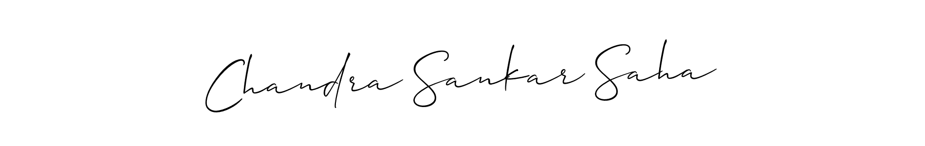 How to make Chandra Sankar Saha signature? Allison_Script is a professional autograph style. Create handwritten signature for Chandra Sankar Saha name. Chandra Sankar Saha signature style 2 images and pictures png