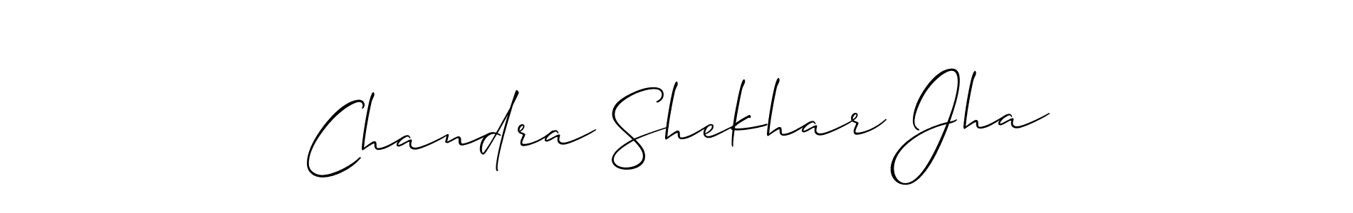Chandra Shekhar Jha stylish signature style. Best Handwritten Sign (Allison_Script) for my name. Handwritten Signature Collection Ideas for my name Chandra Shekhar Jha. Chandra Shekhar Jha signature style 2 images and pictures png
