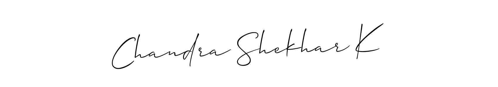 Here are the top 10 professional signature styles for the name Chandra Shekhar K. These are the best autograph styles you can use for your name. Chandra Shekhar K signature style 2 images and pictures png