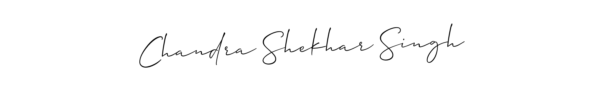How to make Chandra Shekhar Singh signature? Allison_Script is a professional autograph style. Create handwritten signature for Chandra Shekhar Singh name. Chandra Shekhar Singh signature style 2 images and pictures png