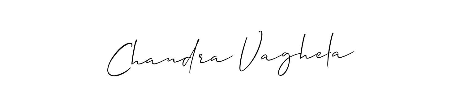 Similarly Allison_Script is the best handwritten signature design. Signature creator online .You can use it as an online autograph creator for name Chandra Vaghela. Chandra Vaghela signature style 2 images and pictures png