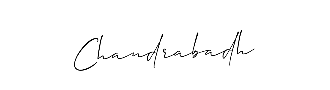 You should practise on your own different ways (Allison_Script) to write your name (Chandrabadh) in signature. don't let someone else do it for you. Chandrabadh signature style 2 images and pictures png