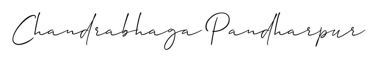 The Allison_Script font transforms the name Chandrabhaga Pandharpur into an executive sign with sharp precision and distinguished character. Chandrabhaga Pandharpur signature style 2 images and pictures png