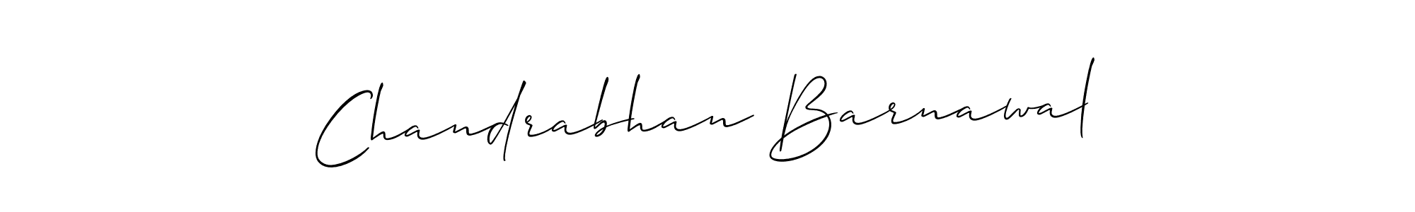 Make a beautiful signature design for name Chandrabhan Barnawal. With this signature (Allison_Script) style, you can create a handwritten signature for free. Chandrabhan Barnawal signature style 2 images and pictures png