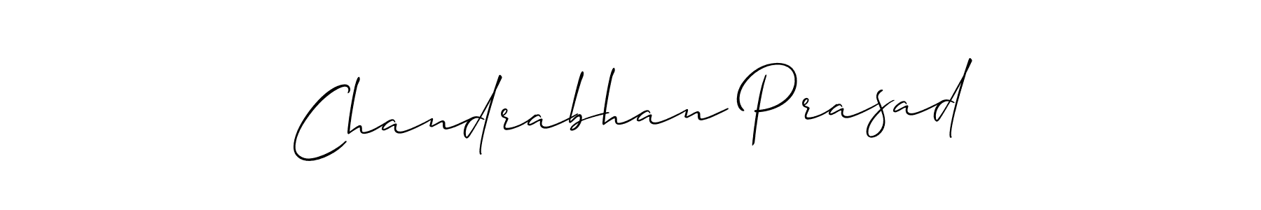 Design your own signature with our free online signature maker. With this signature software, you can create a handwritten (Allison_Script) signature for name Chandrabhan Prasad. Chandrabhan Prasad signature style 2 images and pictures png
