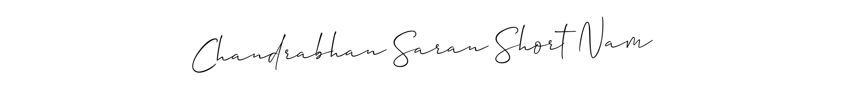 Create a beautiful signature design for name Chandrabhan Saran Short Nam. With this signature (Allison_Script) fonts, you can make a handwritten signature for free. Chandrabhan Saran Short Nam signature style 2 images and pictures png