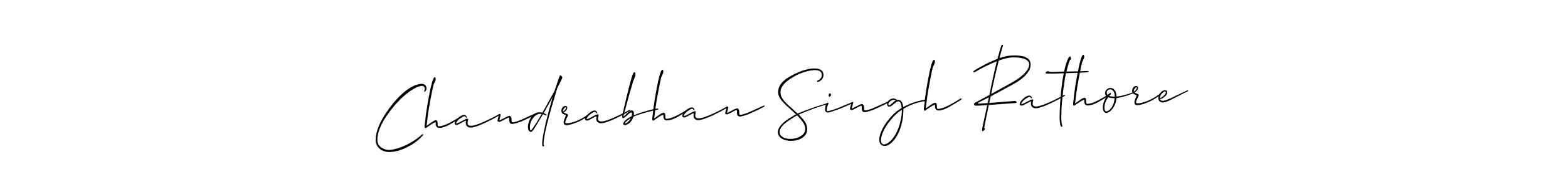 Also we have Chandrabhan Singh Rathore name is the best signature style. Create professional handwritten signature collection using Allison_Script autograph style. Chandrabhan Singh Rathore signature style 2 images and pictures png