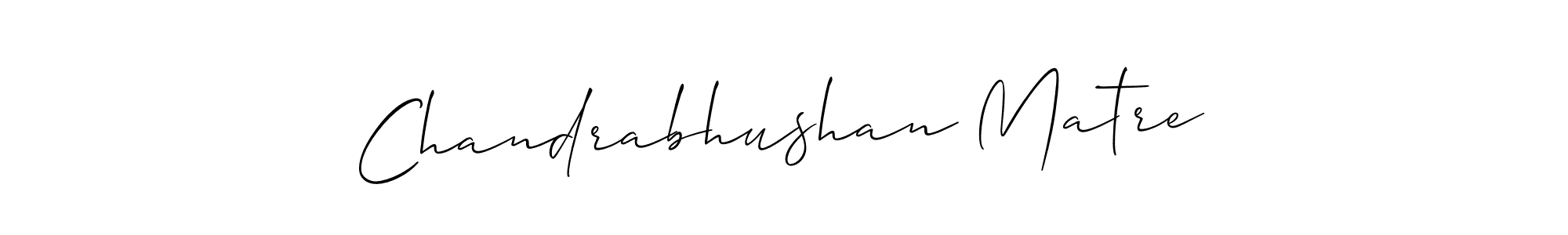 The best way (Allison_Script) to make a short signature is to pick only two or three words in your name. The name Chandrabhushan Matre include a total of six letters. For converting this name. Chandrabhushan Matre signature style 2 images and pictures png