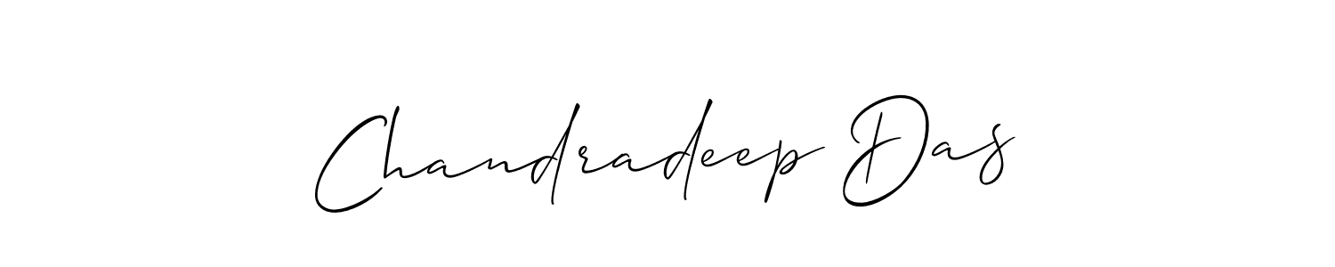 It looks lik you need a new signature style for name Chandradeep Das. Design unique handwritten (Allison_Script) signature with our free signature maker in just a few clicks. Chandradeep Das signature style 2 images and pictures png