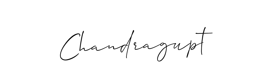 Create a beautiful signature design for name Chandragupt. With this signature (Allison_Script) fonts, you can make a handwritten signature for free. Chandragupt signature style 2 images and pictures png