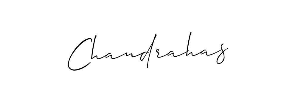 Also we have Chandrahas name is the best signature style. Create professional handwritten signature collection using Allison_Script autograph style. Chandrahas signature style 2 images and pictures png