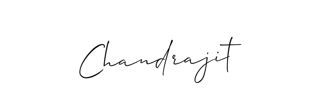 The best way (Allison_Script) to make a short signature is to pick only two or three words in your name. The name Chandrajit include a total of six letters. For converting this name. Chandrajit signature style 2 images and pictures png