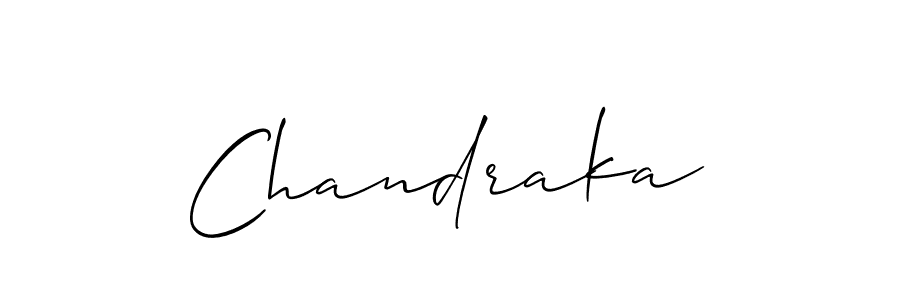 Chandraka stylish signature style. Best Handwritten Sign (Allison_Script) for my name. Handwritten Signature Collection Ideas for my name Chandraka. Chandraka signature style 2 images and pictures png