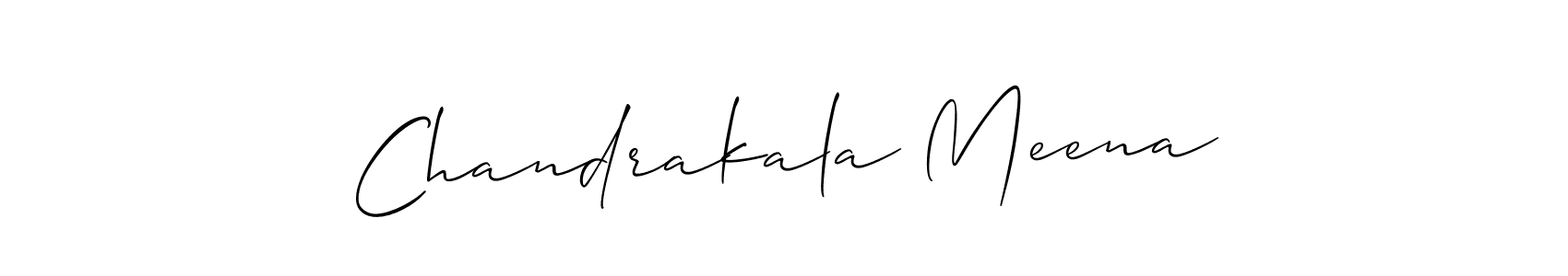 Chandrakala Meena stylish signature style. Best Handwritten Sign (Allison_Script) for my name. Handwritten Signature Collection Ideas for my name Chandrakala Meena. Chandrakala Meena signature style 2 images and pictures png